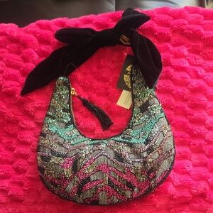 Made In India Multicolor Beaded Women's Bag